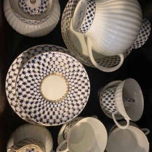Lomonosov Imperial Porcelain Coffee Set